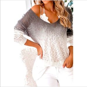 OMBRÉ Knit Top NWT